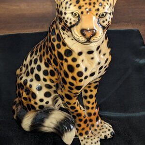 Rare Artomic Ceramic Cheetah 1960s made in Spain